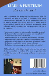 Leren & presteren achterzijde