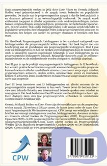 Handboek Progressiegericht Leidinggeven achterzijde