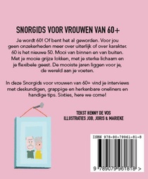 Snorgids voor vrouwen van 60 plus achterzijde