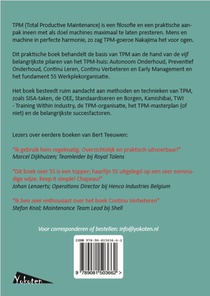 TPM, Total Productive Maintenance, produceren met aandacht achterzijde