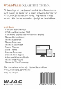 WordPress Klassieke Thema achterzijde