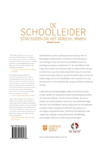 De schoolleider achterzijde