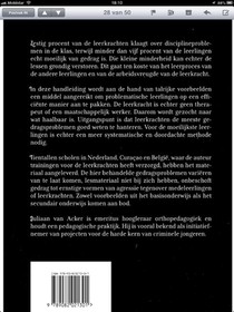 De gerespecteerde leerkracht achterzijde