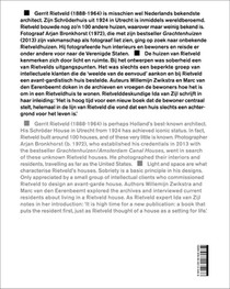 Gerrit Rietveld - Weelde van de Eenvoud / Wealth of Sobriety achterzijde