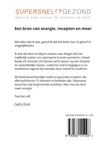 Een bron van energie achterzijde