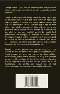 Als je alleen... achterzijde