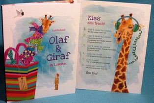 Olaf & Giraf in Londen achterkant
