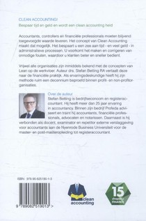 Clean accounting! achterzijde
