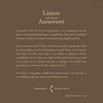 Litanie van imam Annawawi achterzijde