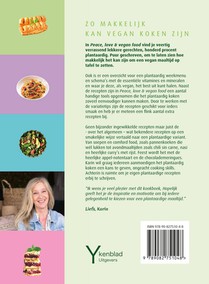 Peace, Love & Vegan Food achterzijde