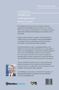 Coaching van trainingsgedrag in fitness en sport achterzijde