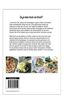 Chickslovefood: Het back on track-kookboek achterzijde