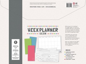 Weekplanner gezin achterzijde