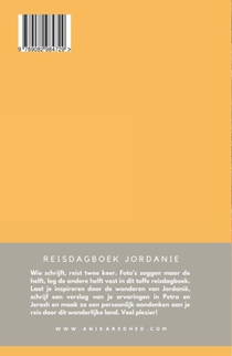 Reisdagboek Jordanië achterzijde