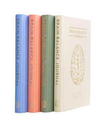Brain Balance journal beige achterzijde