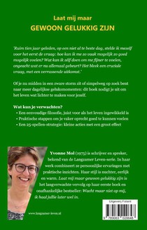 Laat mij maar gewoon gelukkig zijn achterzijde