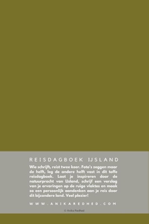 Reisdagboek IJsland achterkant