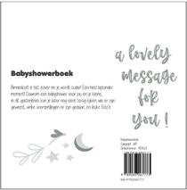 Babyshowerboek achterzijde