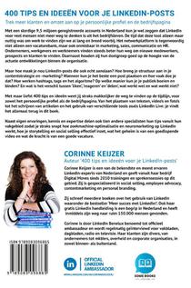 400 tips en ideeën voor je LinkedIn-posts achterzijde