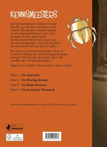 De Stuivende Woestenij achterzijde