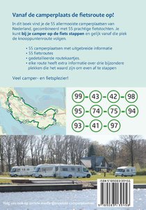 55 camperplaatsen & fietsroutes in Nederland achterzijde
