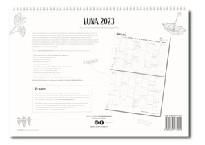 LUNA Familieplanner 2023 achterkant