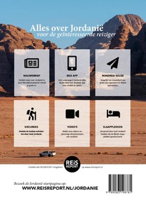 Jordanië reisgids magazine achterzijde