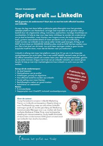 Spring eruit met LinkedIn achterzijde