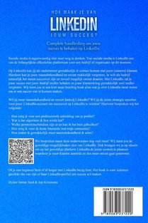 Hoe maak je van LinkedIn jouw succes? achterzijde