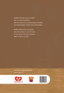 Moffel en Piertje Aan de lijn achterzijde