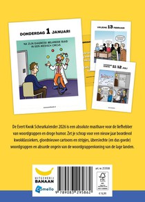 Evert Kwok Scheurkalender 2026 achterkant