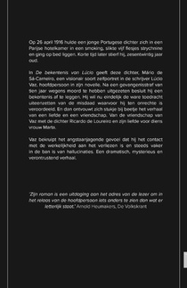 De bekentenis van Lúcio achterzijde