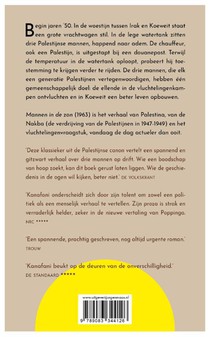 Mannen in de zon achterzijde