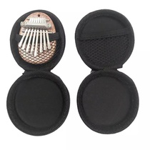 Mini-kalimba met beschermhoes achterkant