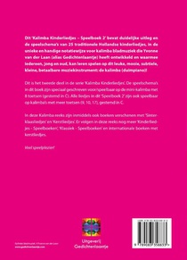 Kinderliedjes - Speelboek 2 achterzijde