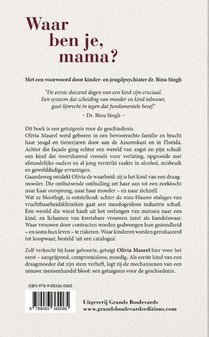 Waar ben je, mama? achterzijde