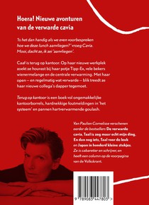 De verwarde cavia - Terug op kantoor achterzijde