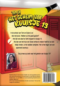 Tom en het geheim van kluisje 13 achterzijde