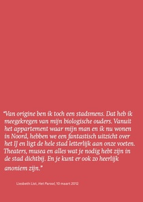 Het levenspad van Liesbeth List achterzijde