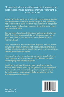 Als de bal harder aankomt achterzijde