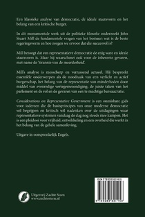 Considerations on Representative Government achterzijde