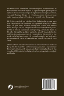 Homo Ludens achterzijde