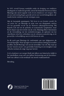 In de schaduwen van morgen achterzijde