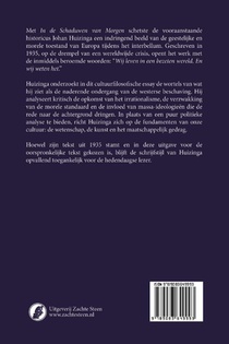 In de schaduwen van morgen achterzijde