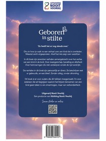 Geboren in stilte achterzijde