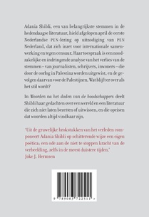 Woorden na het doden van de boodschappers achterzijde