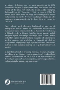 Nieuwe gedichten achterzijde