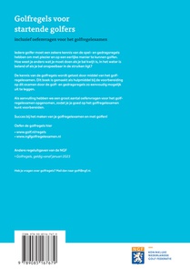 Golfregels voor startende golfers achterzijde