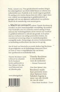 Macht en onmacht achterzijde