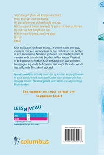 Krijn en Kaatje en de boomhut achterzijde